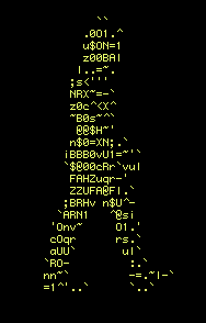 ascii person